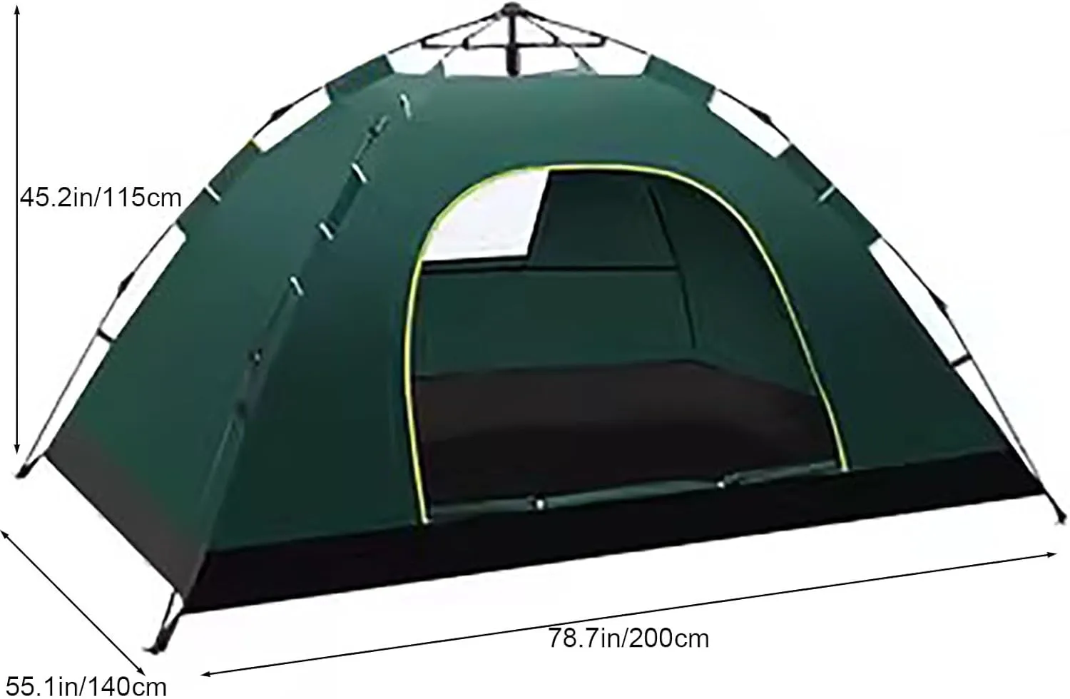 Tents, Pop up Tent, Camping Tent, Family Tent, Lightweight Aluminum Pole Backpacking Tent Can be Set Up Quickly, Great for Hiking