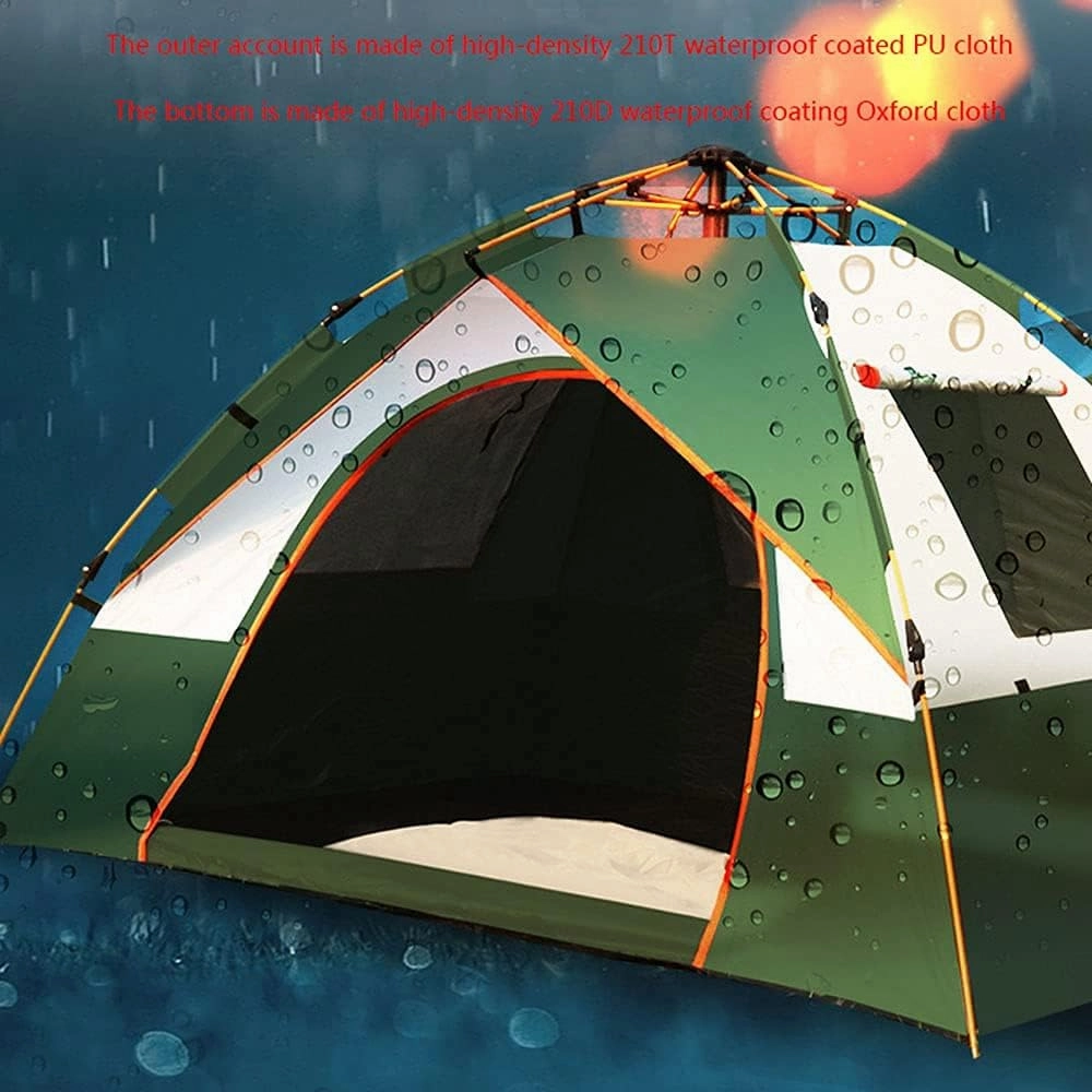Tents Instant Pop Up Family Camping,Quick Set up for Camping, Hiking, Fishing for 2-3 3-4Persons