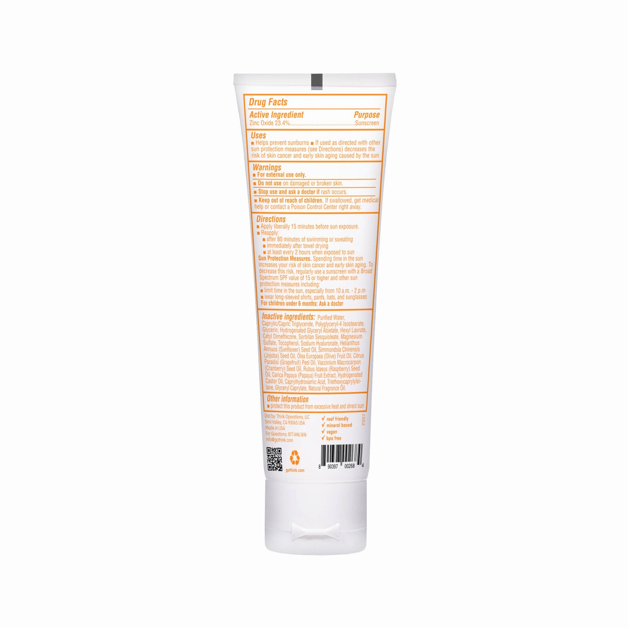 ThinkBaby: SPF 50 Sunscreen Lotion