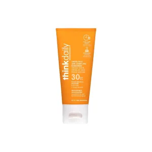 Thinkdaily Tinted Sunscreen for Face, SPF 30, 24.25% Zinc Oxide, 2 Oz, Safe, Natural, Water Resistant Reef Safe Sunscreen, All Skin Tones, Broad Spectrum UVA/UVB Sun Screen for Sun Protection