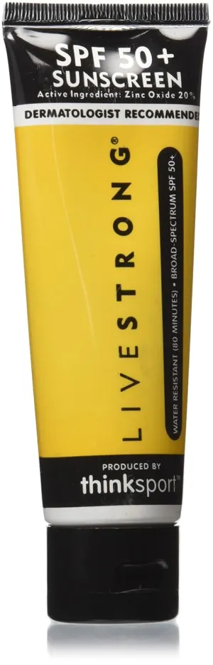 Thinksport Livestrong Sunscreen SPF 50  3 Ounces