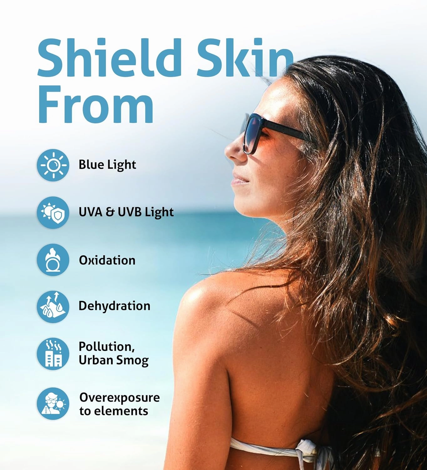 Tinted Drops, 3-in-1 Tinted Moisturizer, Fair to Light Skin Tint, SPF 30 Sunscreen for Face, Plant-based Reef-friendly Sun Care, Vegan, No Phthalates, PEGs, and Parabens, 2 fl. oz.
