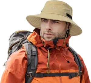 TOP-EX L/XL/XXL UV50  Waterproof Bucket Sun Hat for Fishing Golf Hiking All-Weather Outdoor Rain Hat Stiff Brim