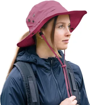 TOP-EX Waterproof Ponytail Rain-Proof UV50  Sun Hat Cooling Mesh Lining Women Ladies Fashion Oversized