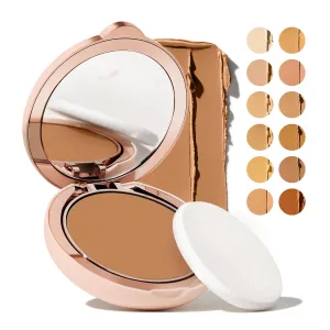 Toty by Sofia Vergara - Ilumina CC Creamy Compact SPF 50  Mineral Broad Spectrum Sunscreen for Face - Tinted Blurring Balm SPF- Matte, Light Coverage - Water & Sweat Resistant - All Skin Types - 4C