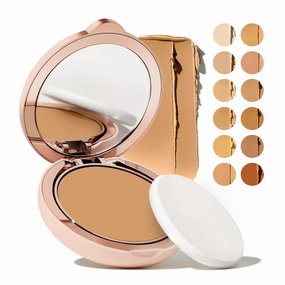 Toty by Sofia Vergara - Ilumina CC Creamy Compact SPF 50  Mineral Broad Spectrum Sunscreen for Face - Tinted Blurring Balm SPF- Matte, Light Coverage - Water & Sweat Resistant - All Skin Types - 4N