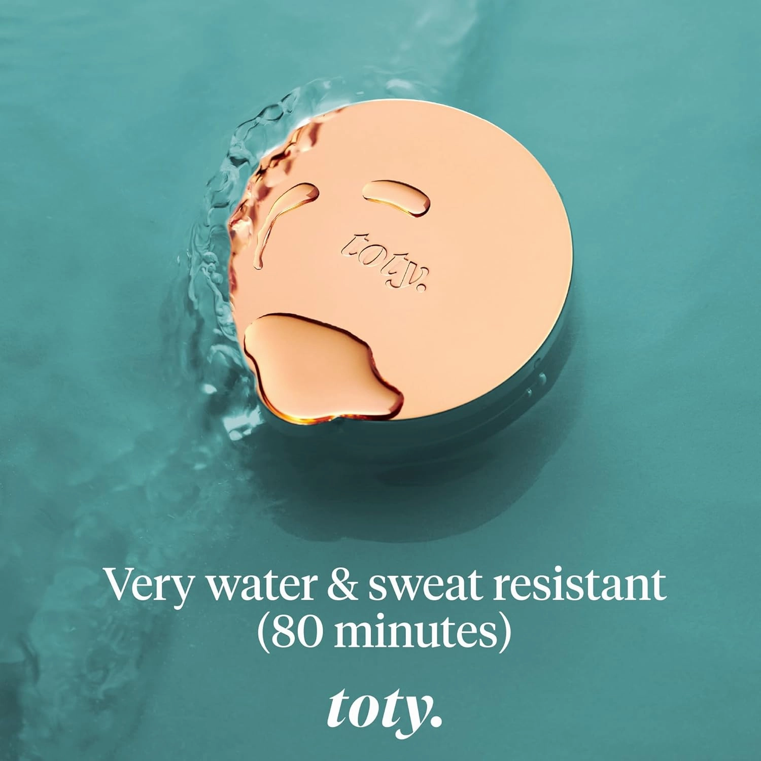 Toty by Sofia Vergara - Ilumina CC Creamy Compact SPF 50  Mineral Broad Spectrum Sunscreen for Face - Tinted Blurring Balm SPF- Matte, Light Coverage - Water & Sweat Resistant - All Skin Types - 4N