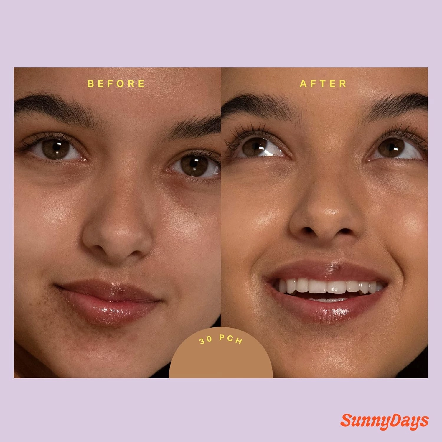 Tower 28 Beauty SunnyDays SPF 30 Tinted Mineral Sunscreen - For Sensitive Skin - 2-in-1 Facial Broad Spectrum UVA/UVB Protection   Foundation - Shade 30 PCH - Medium with Yellow Undertones, 1 Fl Oz