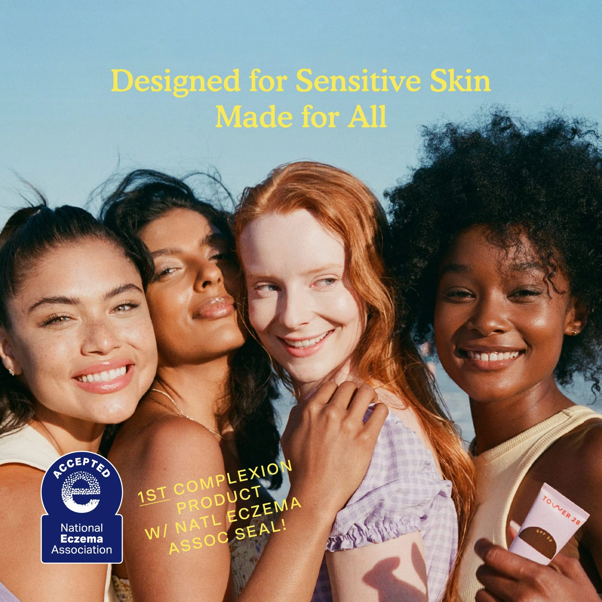 Tower 28 Beauty SunnyDays SPF 30 Tinted Mineral Sunscreen For Sensitive Skin - 2-in-1 Facial Broad Spectrum UVA/UVB Protection   Foundation - Shade 25 OCEAN PARK - Medium with Warm Undertones, 1 Fl Oz