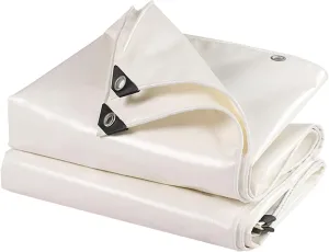 Traditional Home PVC Tarpaulin Sheets - Waterproof Heavy Duty Tarps with Eyelets, Car Thick Dustproof Windproof Cover,3x3m