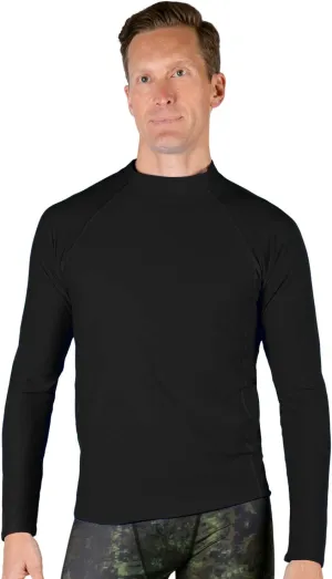 Tuga Men's Swim Performance Rash Guard, UPF 50  Sun Protection, Made in USA
