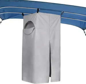 Tuszom Heavy Duty 600D Privacy Tent for Boat, Heavy Duty Hanging Changing Room for Bimini Top with Storage Bag, Portable Privacy Station for Pontoons