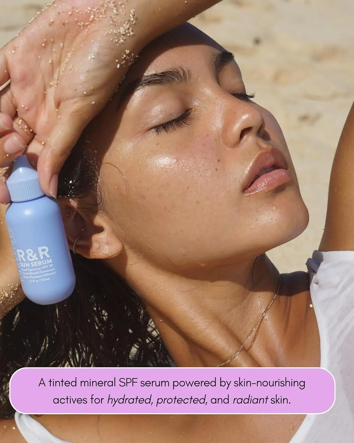 Undefined Beauty R&R Sun Serum SPF 50 Tinted Mineral Sunscreen PA     3 Flex shades, infused with Niacinamide, 40 min Water Resistant, bluelight protection, 1.7oz… (Medium Tint/Warm Undertone)