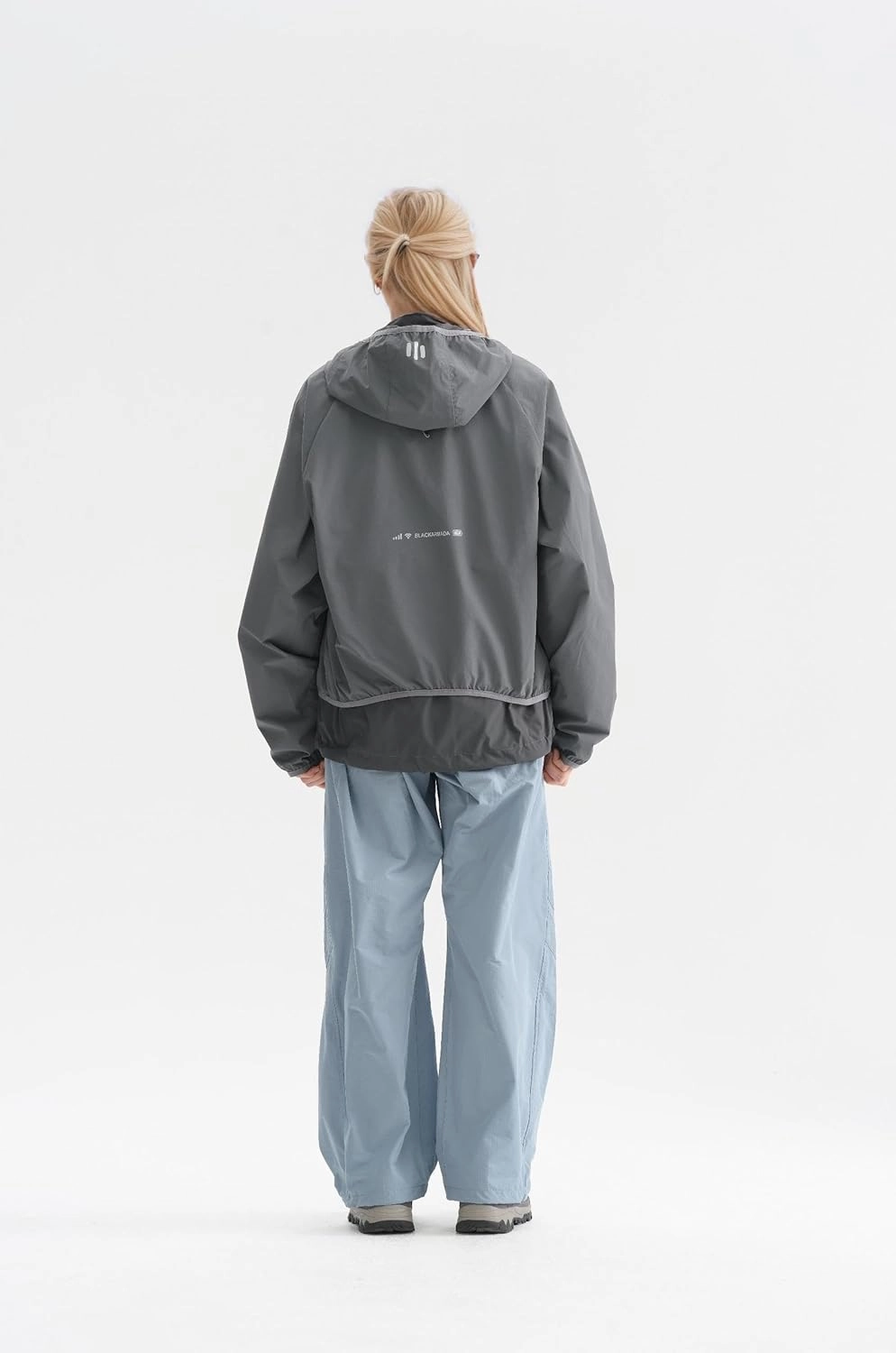 UPF 50  Unisex Lightweight Sun Hoodie with Reflective Strips for Hiking/Cycling/Urban Commuter