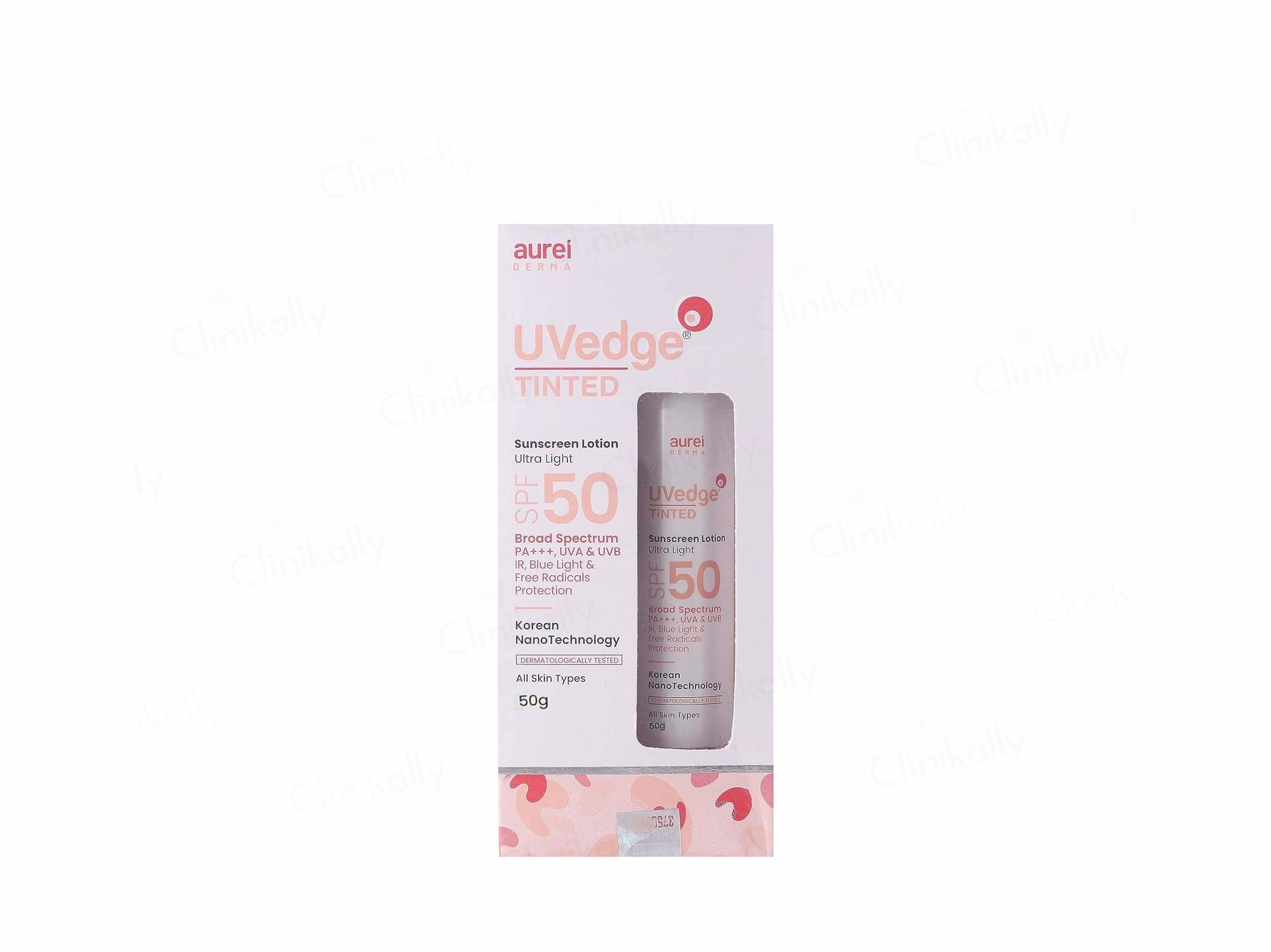 UVedge Tinted Sunscreen Lotion SPF 50 PA   