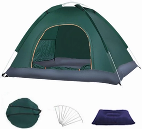 Walbest Tents for Camping Gear, Automatic Camping Tent 4-Person, Portable Waterproof Family Camping Tent, Beach Sun Shelter Canopy Shade Tent, Tent for Hiking Beach Travel Camping Accessories