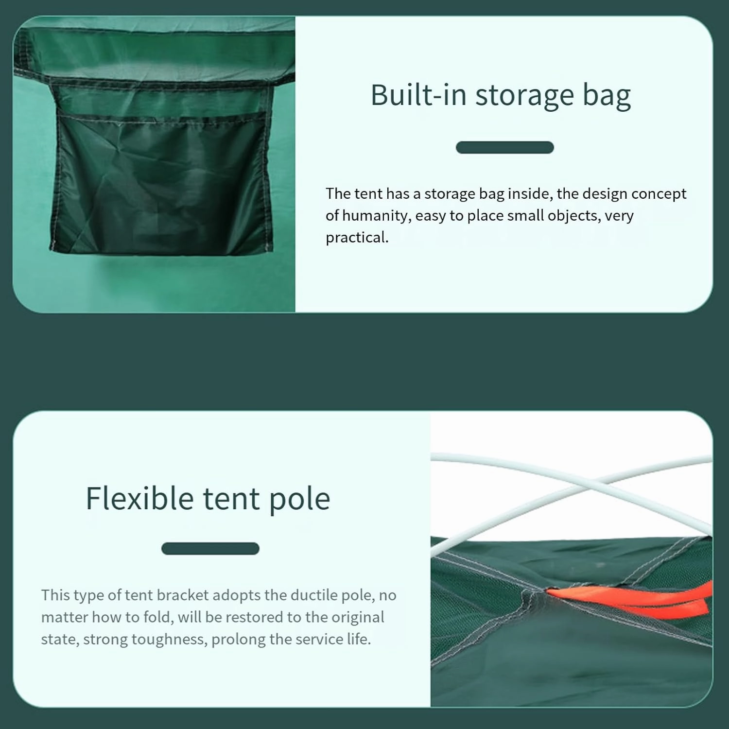 Walbest Tents for Camping Gear, Automatic Camping Tent 4-Person, Portable Waterproof Family Camping Tent, Beach Sun Shelter Canopy Shade Tent, Tent for Hiking Beach Travel Camping Accessories