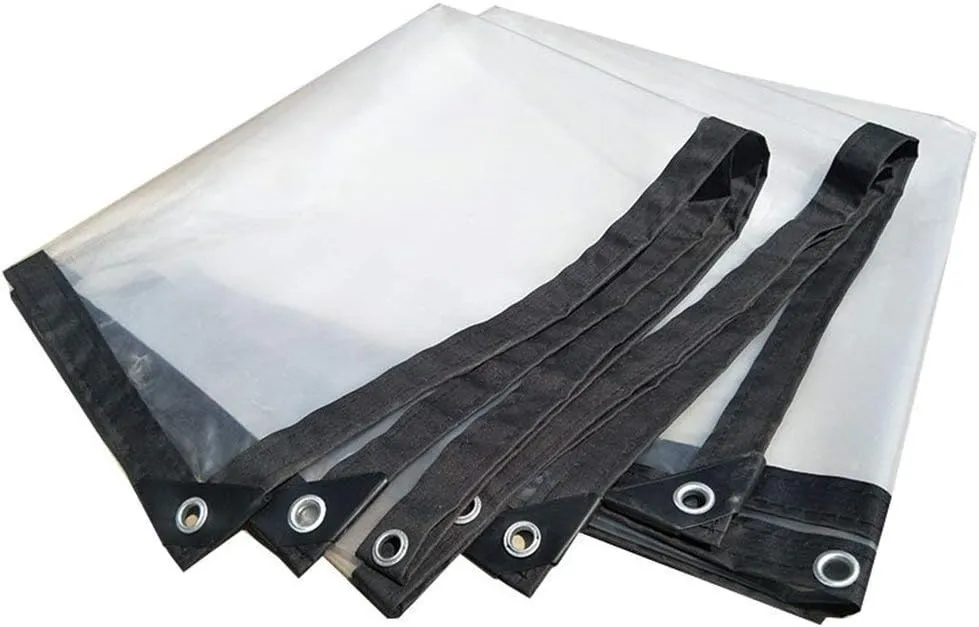 Waterproof Cover Tarp Tarpaulin Sheet,Sunshade Net, Shade Cloth, Waterproof Heavy Duty Balcony Window Tent, Indoor Outdoor Insulation Greenhouse Film,a,4 * 8M