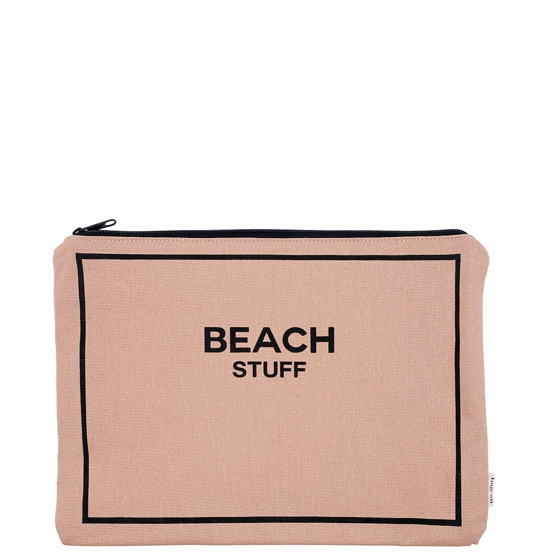 Waterproof Beach Pouch – Pink/Blush