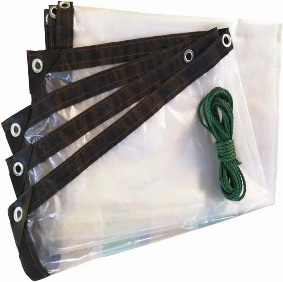 Waterproof Cover Tarp Tarpaulin Sheet,Sunshade Net, Shade Cloth, Tarpaulinsclear Outdoor Shade Heavy Duty Car Boat Roof Rain Cover,Thickness 0.12Mm,C,6 * 6M