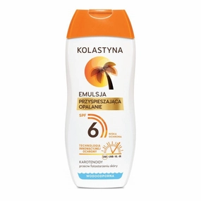 Waterproof emulsion accelerating tanning SPF6 200ml