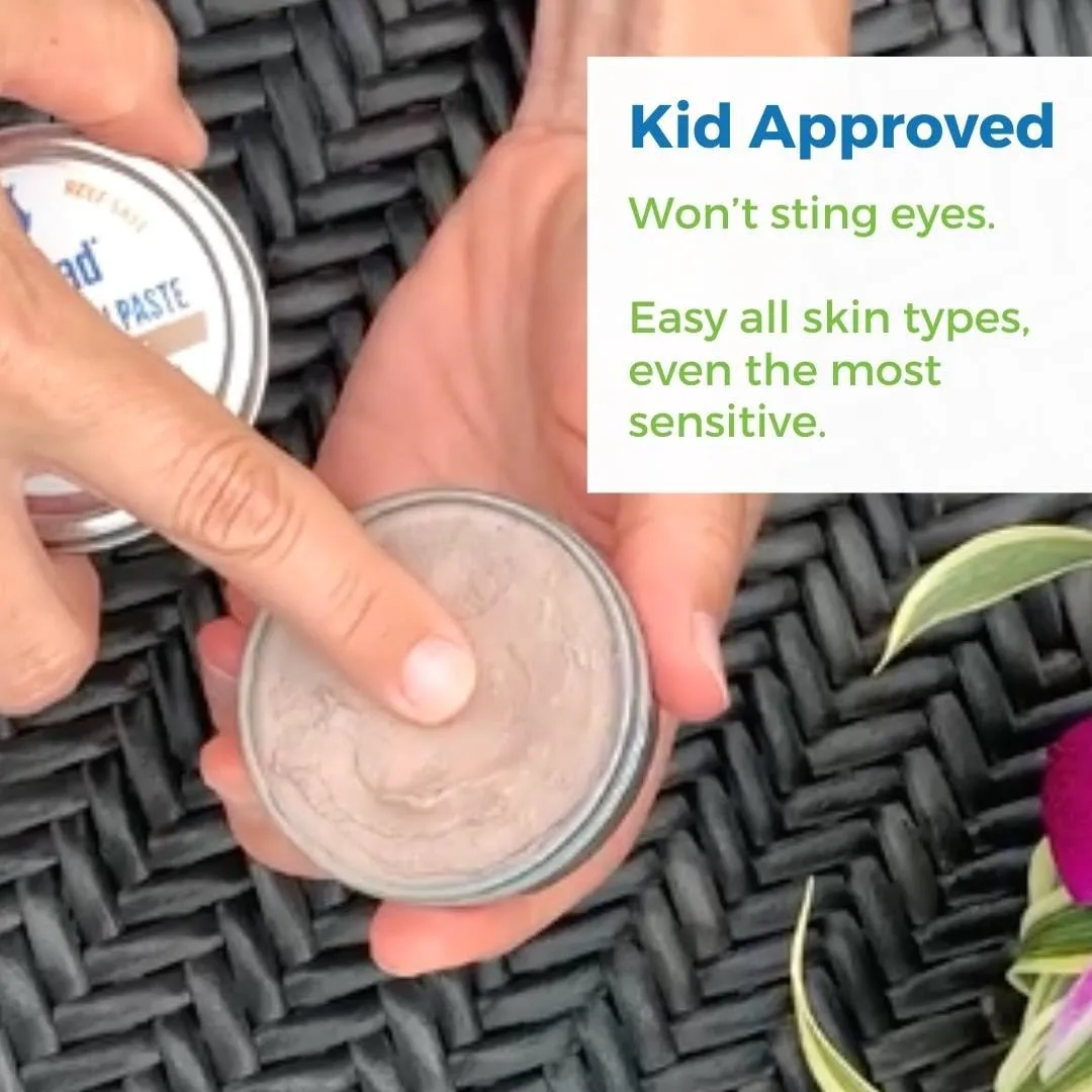 Waxhead Tinted Zinc Oxide Sunscreen Face, SPF 30 Reef Safe Non-Toxic Sunscreen Surf Zinc Sunblock, Travel Waterproof for Swimming, Lifeguard, Sports, Organic Sun Block Colored Face Scar (Tint 2oz Tin)