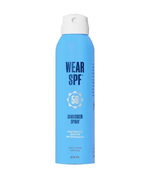 Wear SPF Performance Sport Sunscreen Spray – Water & Sweat-Resistant SPF 50
