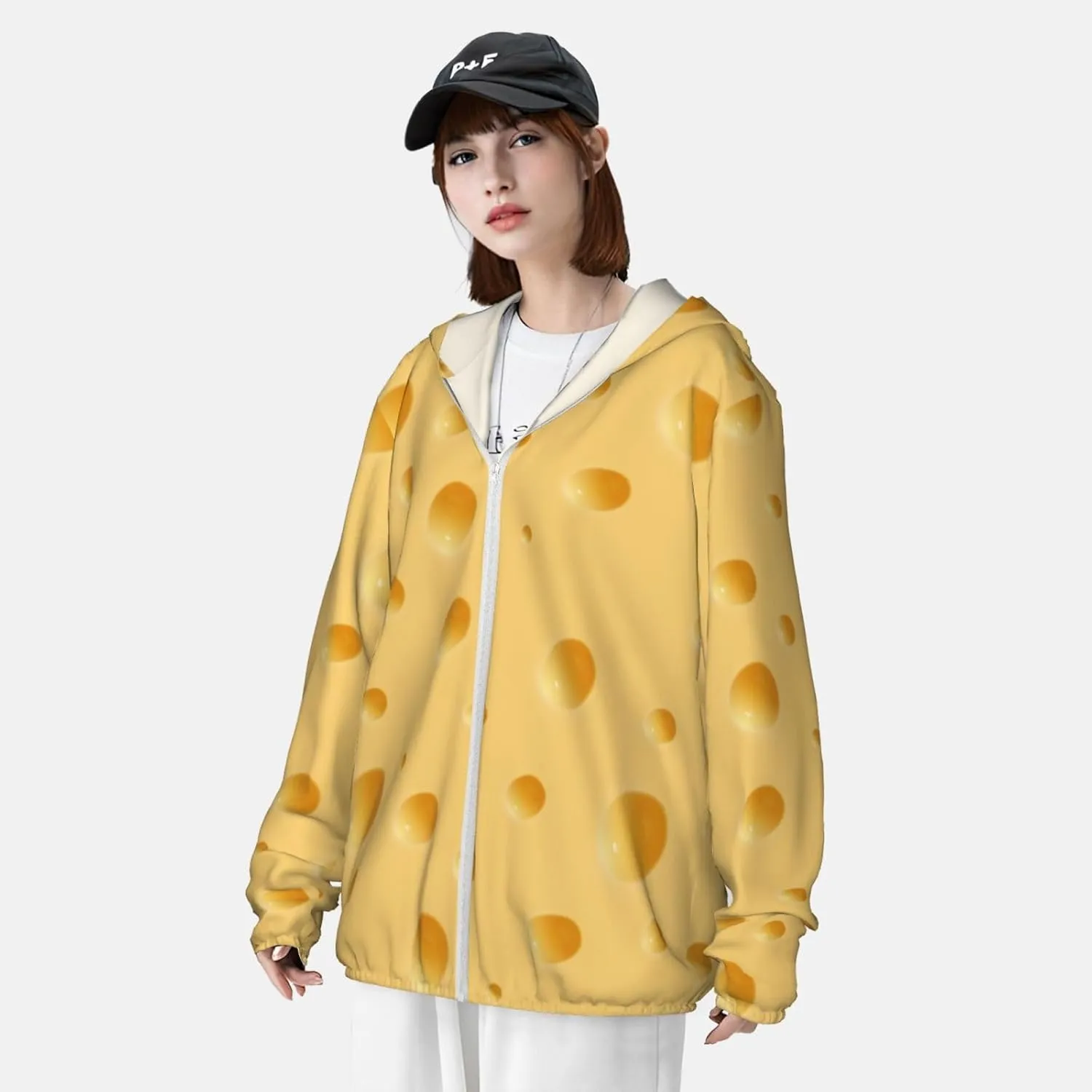 Women Sun Protection Jacket UPF50 Sunscreen Shirt Sun Block Hoodie Pockets
