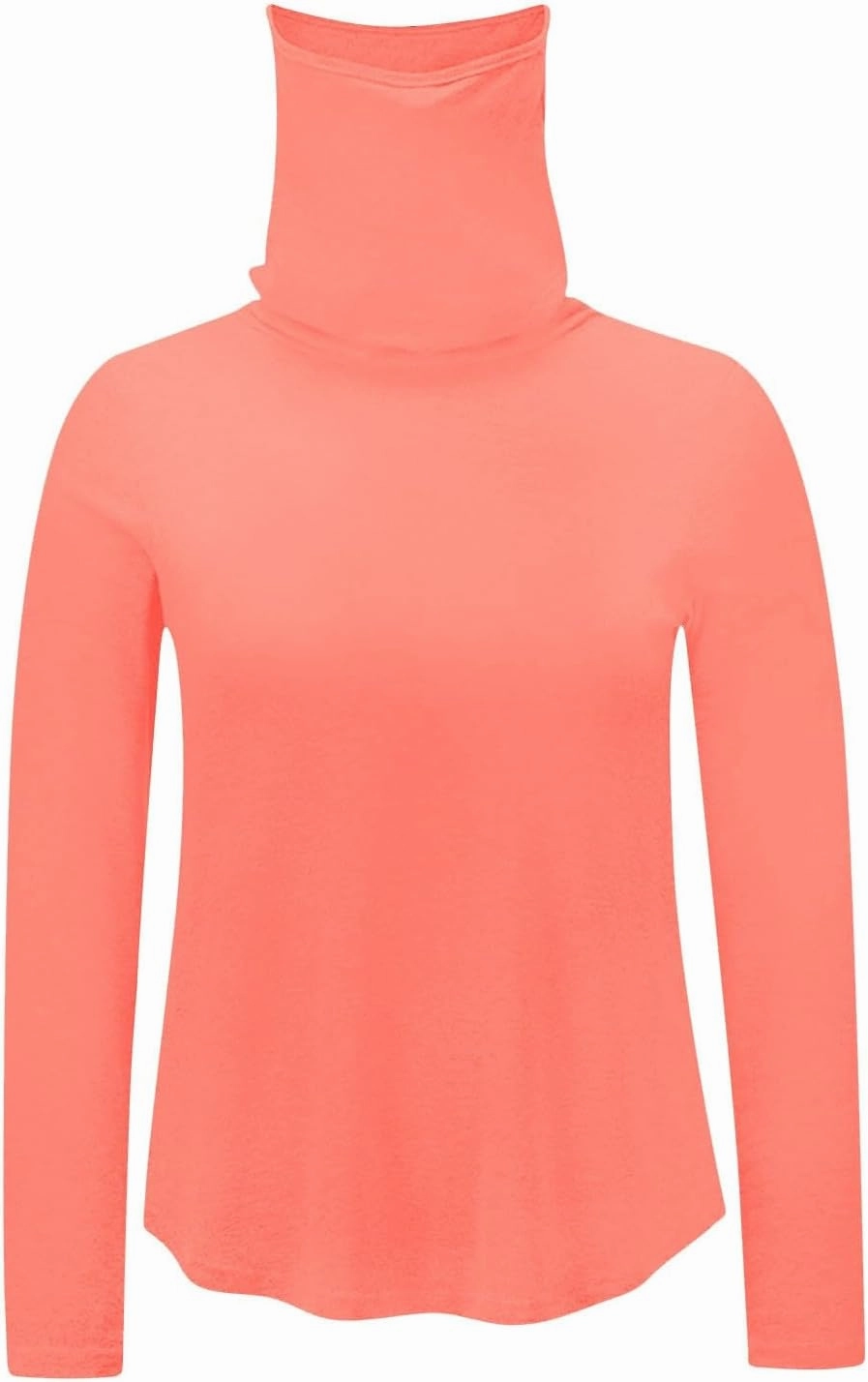 Women's UPF 50  Sun Protection Shirt with Face Mask Breathable Long Sleeve Sunshirt Summer Outdoor Rash Guard Tops