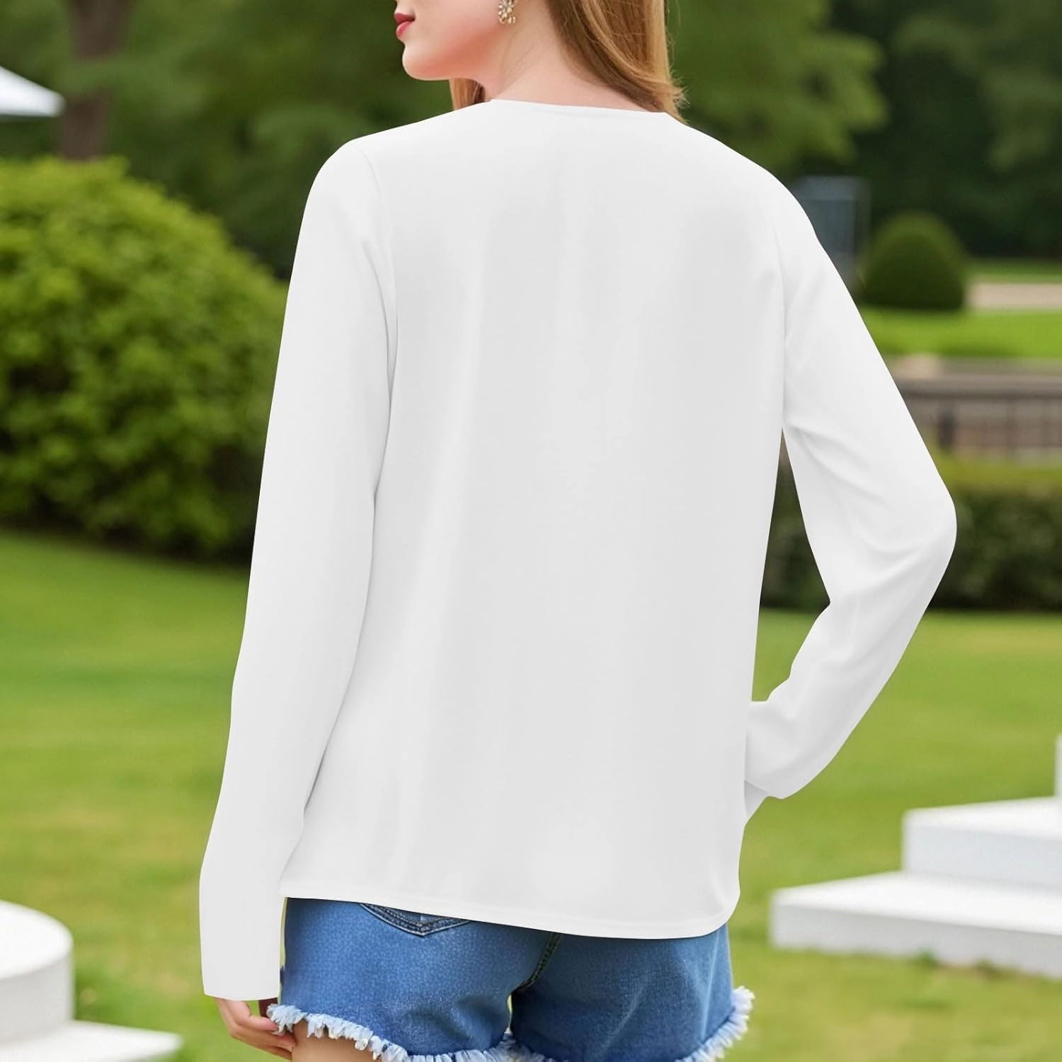 Women's UPF 50  Sun Protection Shirts Hiking Running Athletic Lightweight Jacket Long Sleeve Thumb Holes Cardigan