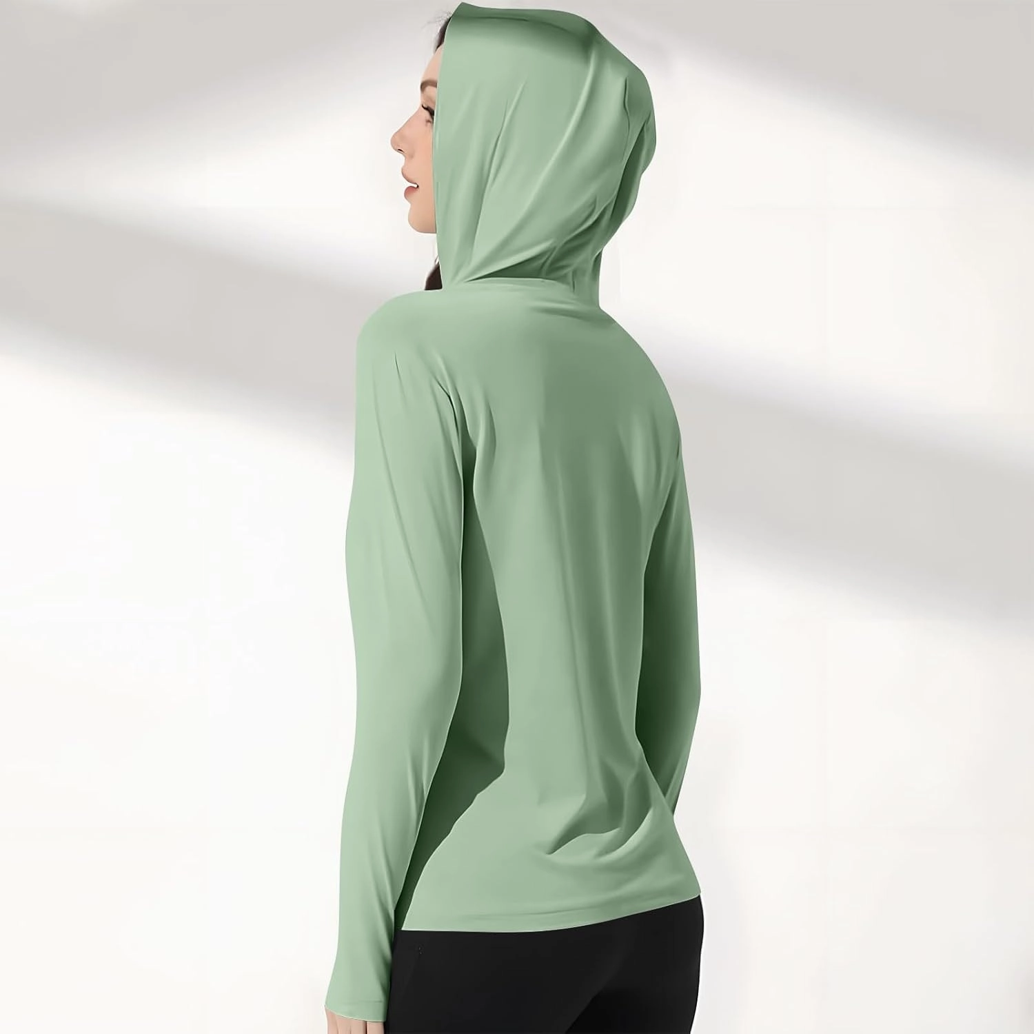 Women's UPF 50  Sun Shirts Trendy 2025 Lightweight SPF Jacket UV Protection Long Sleeve Full Zip Thumb Holes Clothing
