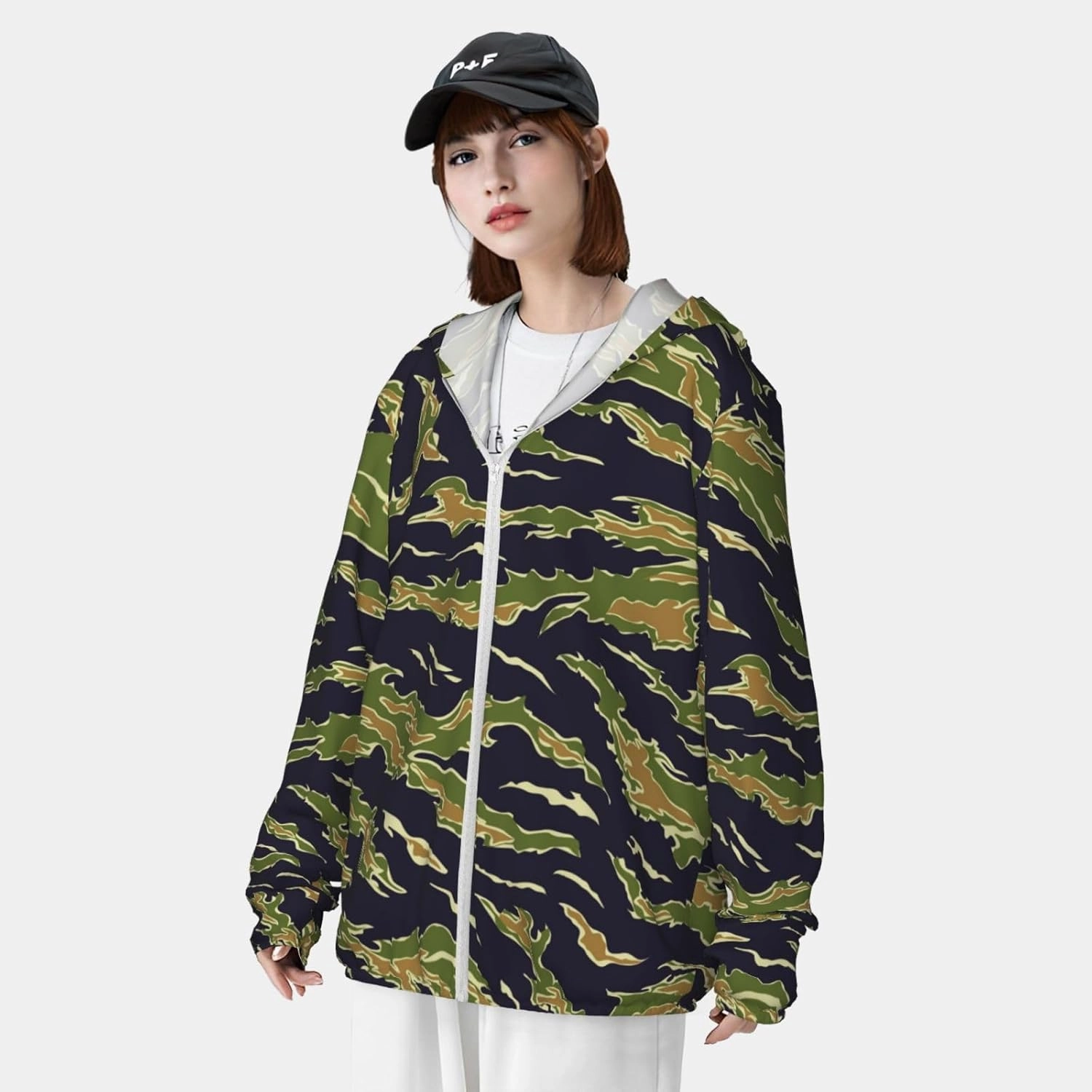Women Sun Protection Jacket UPF50 Sunscreen Shirt Sun Block Hoodie Pockets