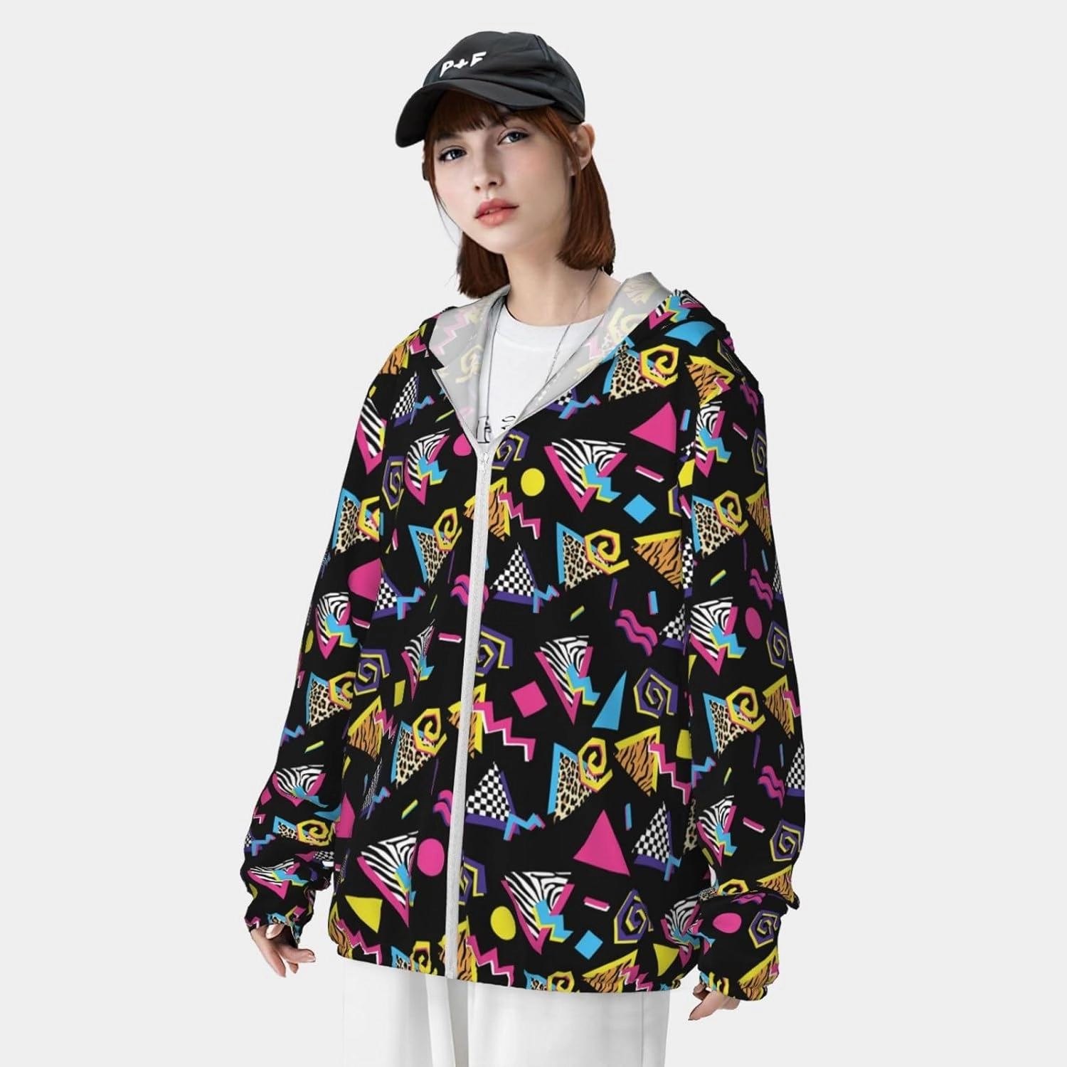 Women Sun Protection Jacket UPF50 Sunscreen Shirt Sun Block Hoodie Pockets