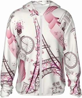 Women Sun Protection Jacket UPF50 Sunscreen Shirt Sun Block Hoodie Pockets