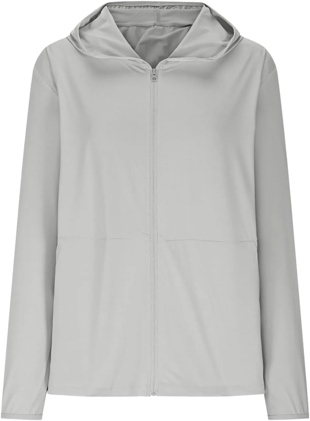 Women's UPF 50  Sun Protection Shirts Full Zip Athletic Long Sleeve Running Jackets Lightweight Tops with Pockets