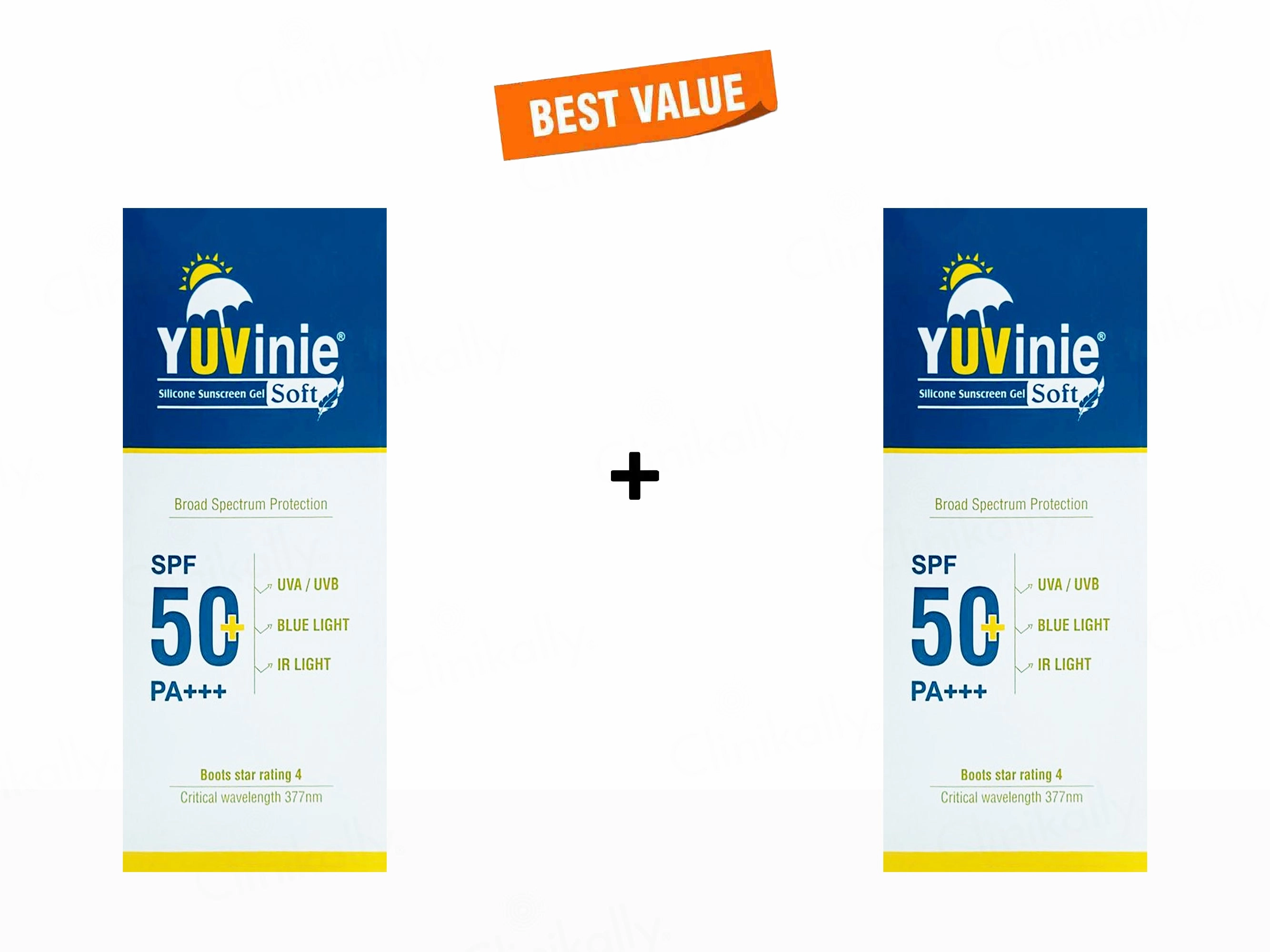 Yuvinie Soft Silicone Sunscreen Gel SPF 50 