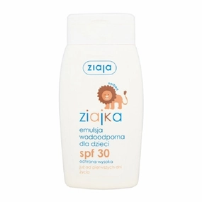 Ziajka solar waterproof emulsion for children SPF30 125ml