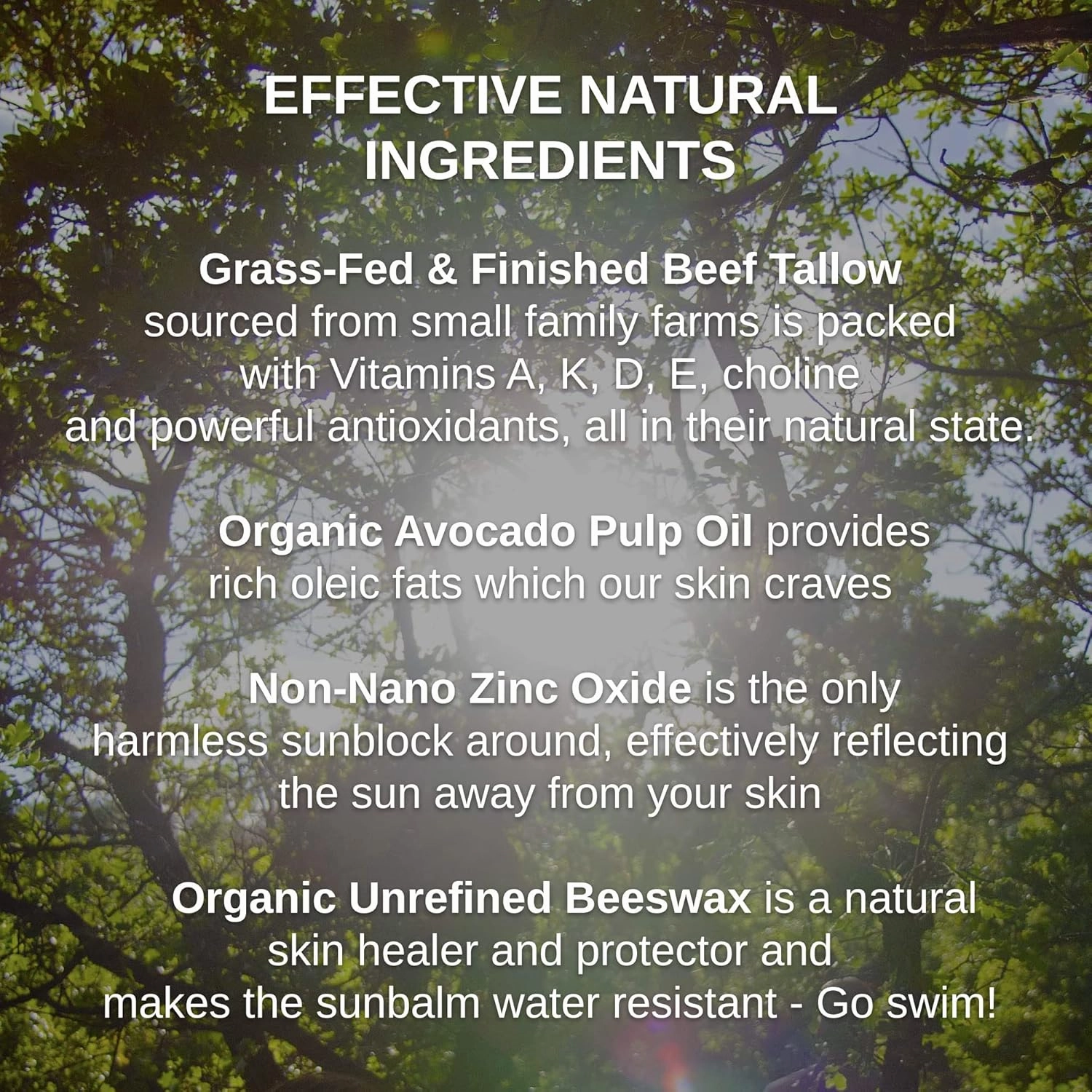 Zinc & Avocado Mineral SunBalm 30SPF, The Only Real Primal Sun Lotion - 100% Grass Fed Tallow, Avocado Oil & Non-Nano Zinc Oxide - Pregnancy Safe (Coconut   Vanilla, 2.5 Fl Oz & Tinted)