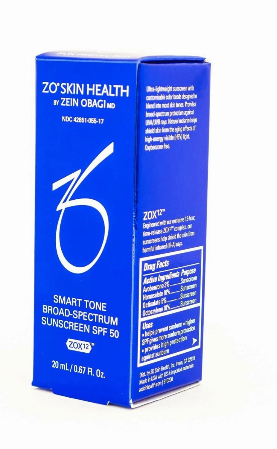 ZO Skin Health Smart Tone Broad-Spectrum Sunscreen SPF 50 Travel Size 0.67 Fl Oz